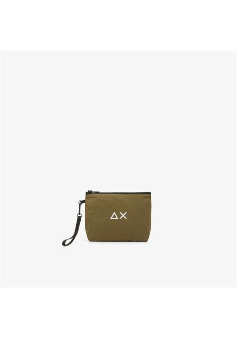 Pochette in nylon verde militare scuro AX SUN68 | W3610191 74